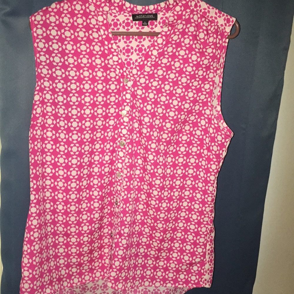 button up pink blouse